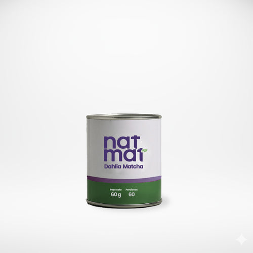 Matcha Dahlia NatMat, polvo de té verde grado ceremonial de 60 g para energía y enfoque